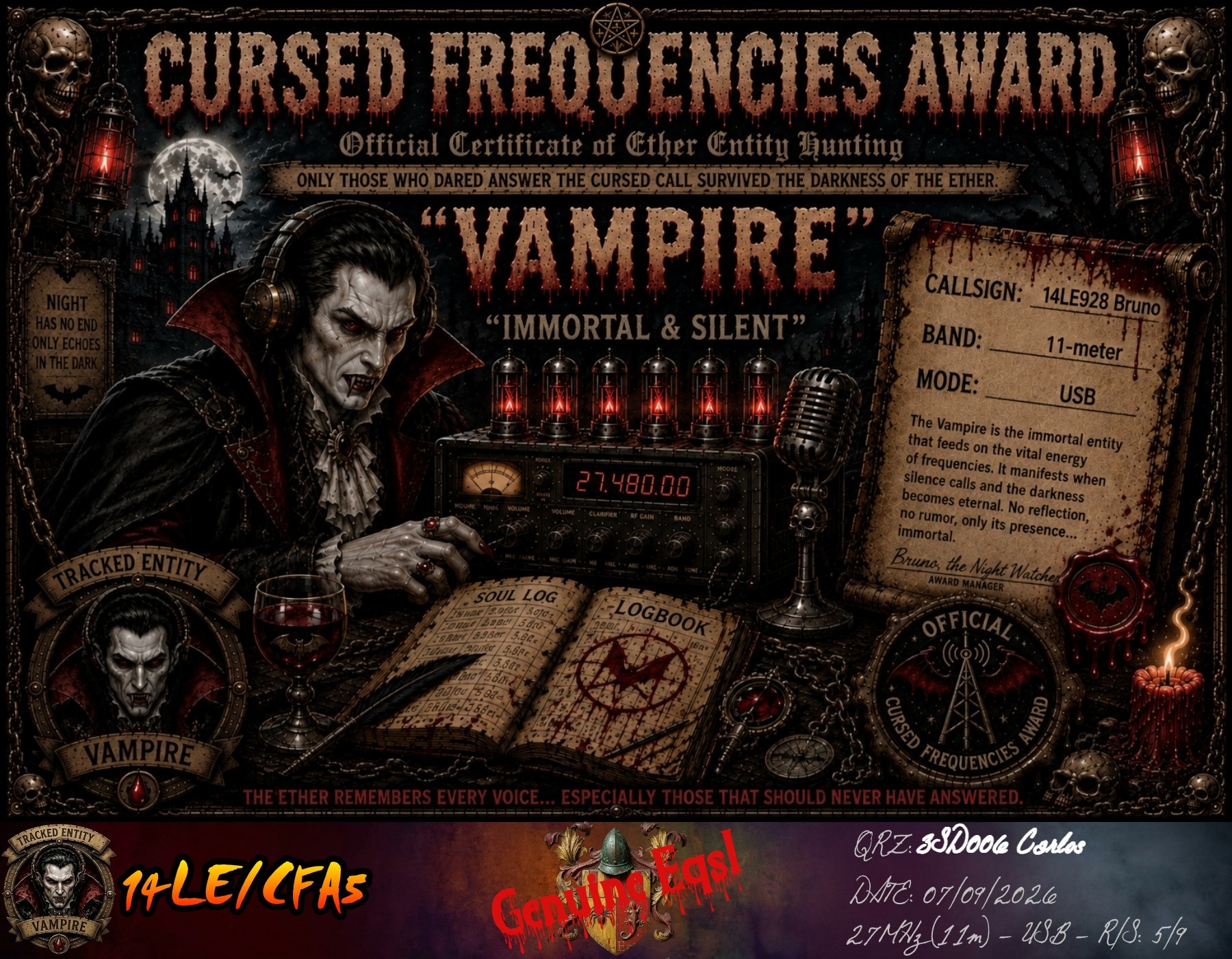 eQSL 3SD006 Carlos